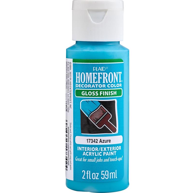 Homefront Gloss Azure Hobby Paint 2 oz (Pack of 3)