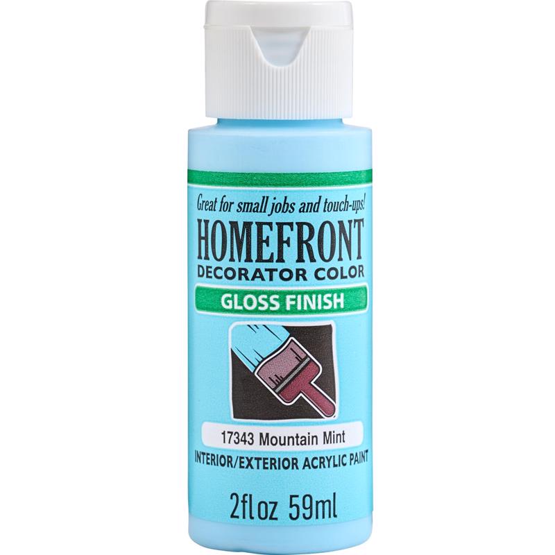 Homefront Gloss Mountain Mint Hobby Paint 2 oz (Pack of 3)