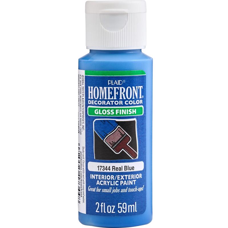 Homefront Gloss Real Blue Hobby Paint 2 oz (Pack of 3)