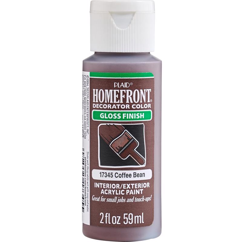Homefront Gloss Coffee Bean Hobby Paint 2 oz (Pack of 3)