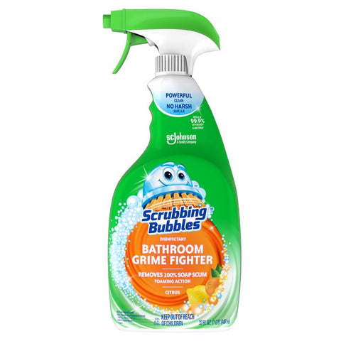 Scrubbing Bubbles Citrus Scent Bathroom Cleaner 32 oz Spray (Pack of 8)