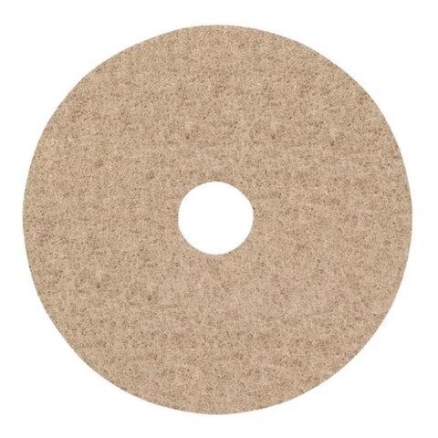 Gator 17 in. D Non-Woven Natural/Polyester Fiber Floor Pad Disc Tan (Pack of 5)