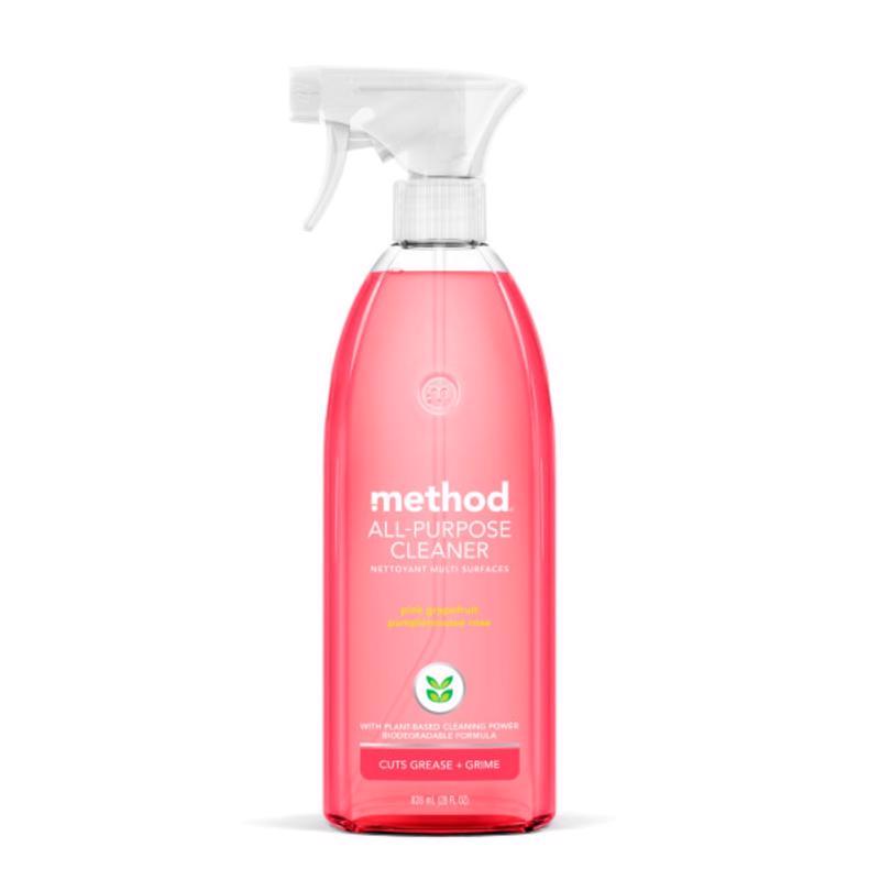 Method Pink Grapefruit Scent All Purpose Cleaner Liquid 28 oz (Pack of 8)
