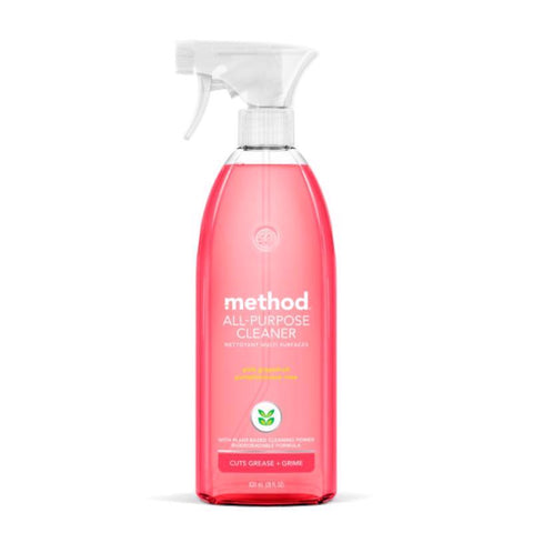 Method Pink Grapefruit Scent All Purpose Cleaner Liquid 28 oz (Pack of 8)