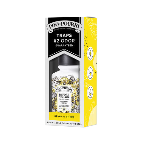 Poo-Pourri Citrus Scent Odor Eliminator 2 oz Liquid (Pack of 12)