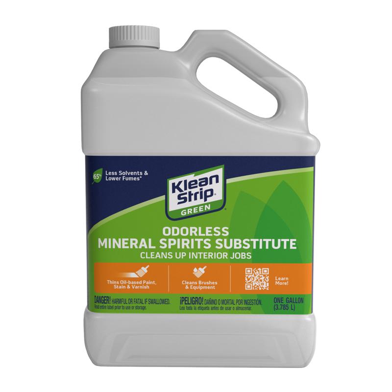 Klean Strip Green Mineral Spirits Oil-Based Thinner 1 gal (Pack of 4)