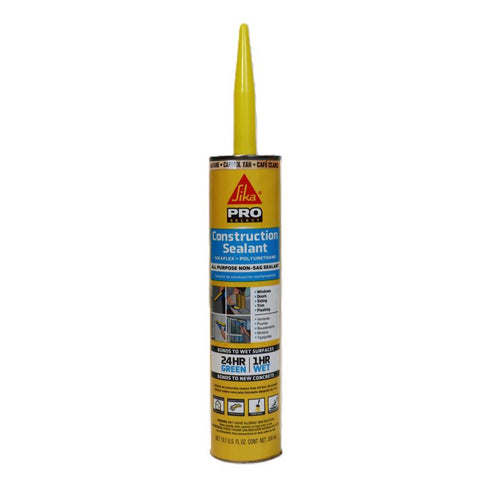 Sika Pro Select Capitol Tan Polyurethane Construction Caulk Sealant 10.1 oz (Pack of 12)