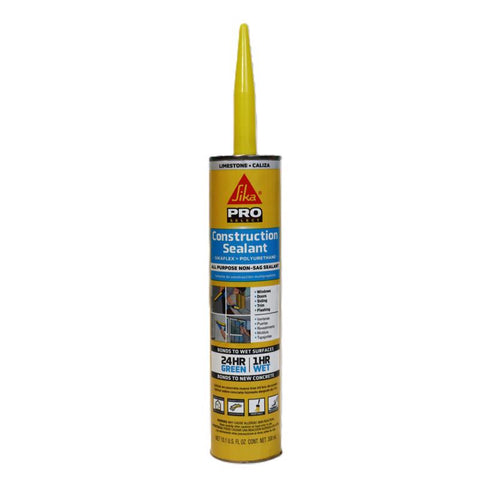 Sika Pro Limestone Polyurethane Construction Sealant 10.1 oz (Pack of 12)