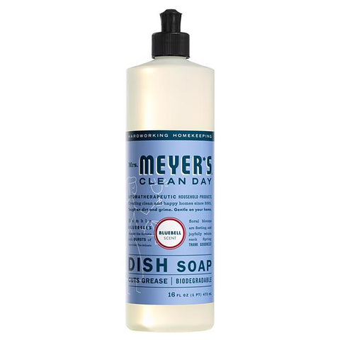 Mrs. Meyer's Clean Day Bluebell Scent Liquid Dish Soap 16 oz 1 pk (Pack of 6)