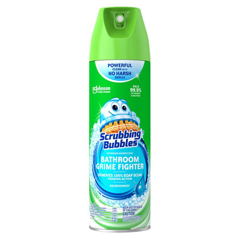Scrubbing Bubbles Rainshower Scent Bathroom Cleaner 20 oz Foam (Pack of 12)