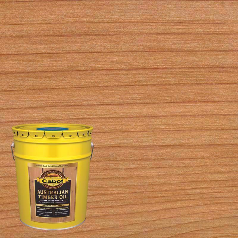 Cabot Australian Timber Oil Low VOC Transparent Natural Oil-Based Alkyd Australian Timber Oil 5 gal