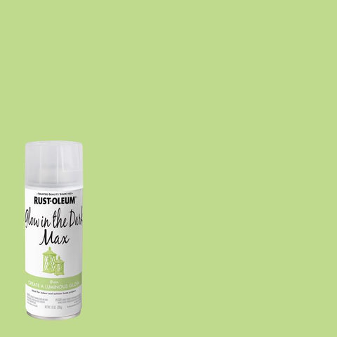 Rust-Oleum Specialty Matte Green Glow-in-the-Dark Spray Paint 10 oz (Pack of 6)