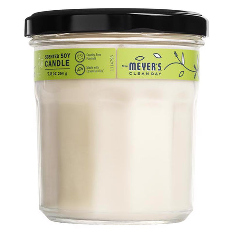 Mrs. Meyer's Clean Day Ivory Lemon Verbena Scent Soy Air Freshener Candle 7.2 oz (Pack of 6)