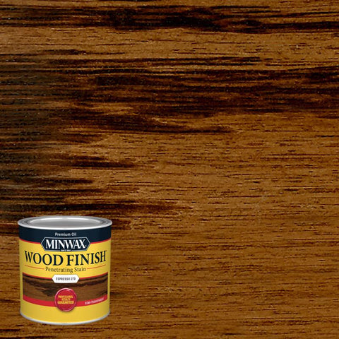 Minwax Wood Finish Tinte penetrante para madera a base de aceite Espresso semitransparente 1/2 pt