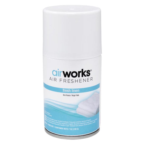 AirWorks Linen Scent Air Freshener 7 oz Aerosol 12 pk (Pack of 12)