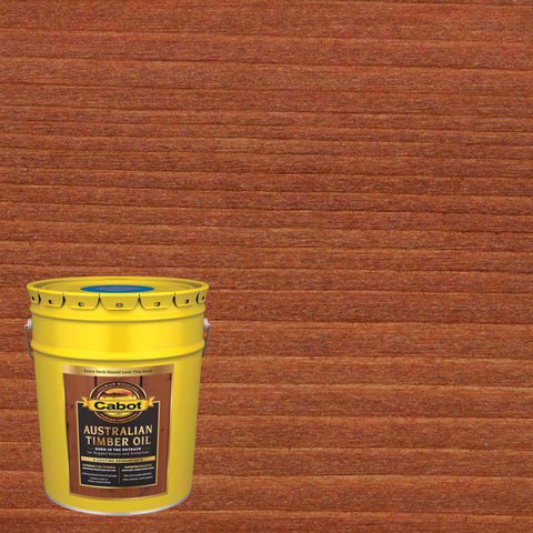 Cabot Australian Timber Oil Low VOC Transparent Jarrah Brown Oil-Based Alkyd Australian Timber Oil 5