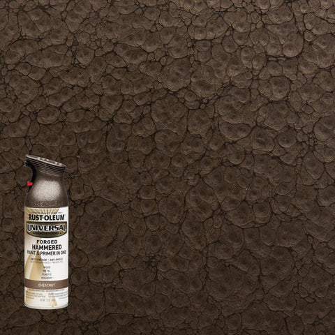 Rust-Oleum Universal Hammered Chestnut Spray Paint 12 oz (Pack of 6)