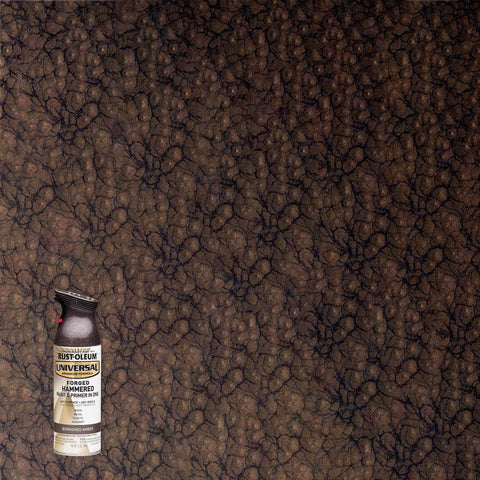 Rust-Oleum Universal Hammered Burnished Amber Spray Paint 12 oz (Pack of 6)
