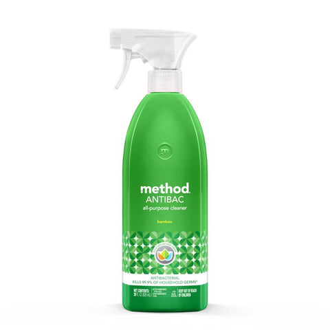Method Bamboo Scent All Purpose Cleaner Liquid 28 oz (Pack of 8)