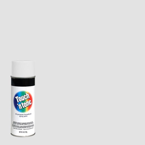 Rust-Oleum Touch n Tone Flat White Spray Paint 10 oz (Pack of 6)