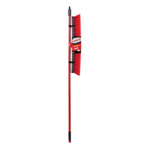 Libman High Power Polyethylene Terephthalate 24 in. Multi-Surface Push Broom (Pack of 4)