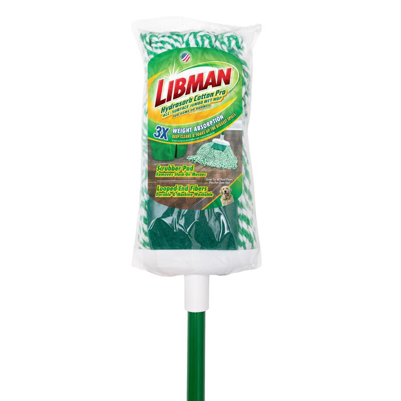 Libman Jumbo 6.38 in. W Wet Mop (Pack of 6)