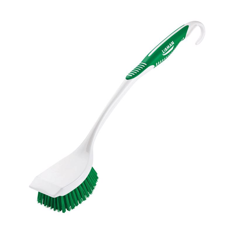Libman 3-1/4 in. W Medium Bristle 13-1/2 in. Plastic/Rubber Handle Brush (Pack of 6)