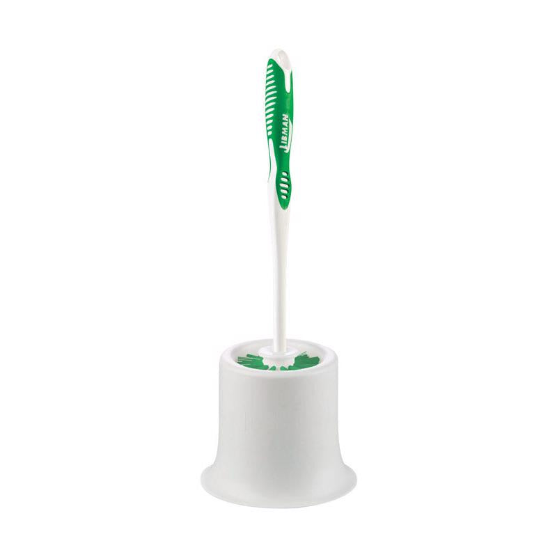 Libman 5.5 in. W Hard Bristle 14 in. Plastic/Rubber Handle Brush and Caddy (Pack of 4)