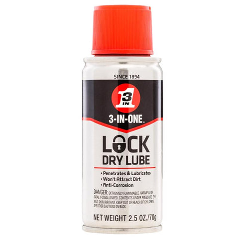 3-IN-ONE Dry Dry Lubricant 2.5 oz