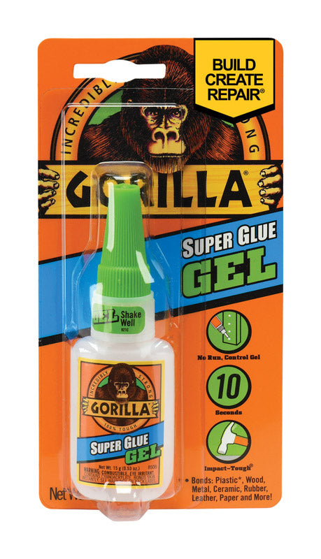 Gorilla High Strength Clear Super Glue 15 gm (Pack of 6)
