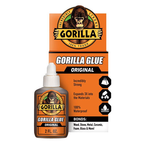 Gorilla High Strength Glue Tan Original Gorilla Glue 2 oz (Pack of 10)