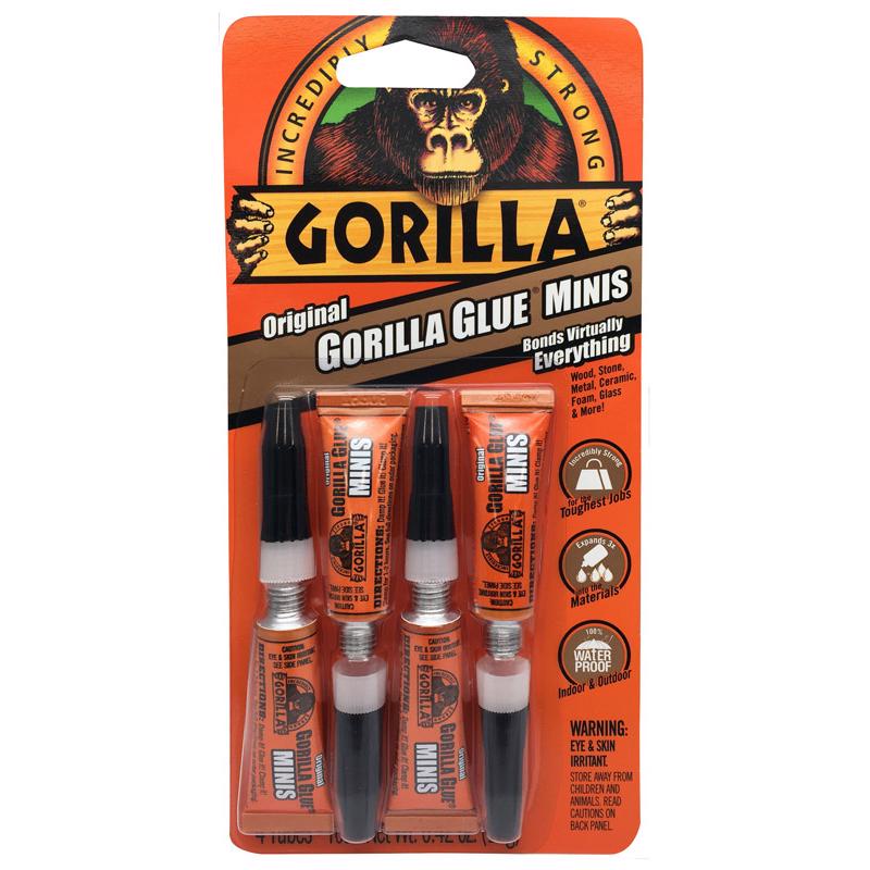 Gorilla High Strength Glue Tan Original Gorilla Glue 0.42 oz (Pack of 6)