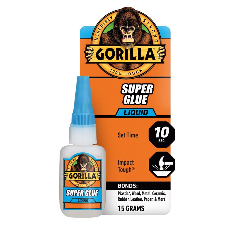Gorilla High Strength Clear Super Glue 15 gm (Pack of 6)