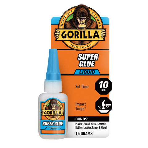 Gorilla High Strength Clear Super Glue 15 gm (Pack of 6)