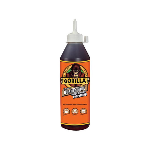 Gorilla High Strength Glue Tan Original Gorilla Glue 18 oz (Pack of 4)
