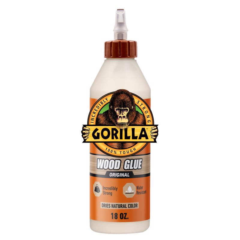 Gorilla Light Tan Wood Glue 18 oz