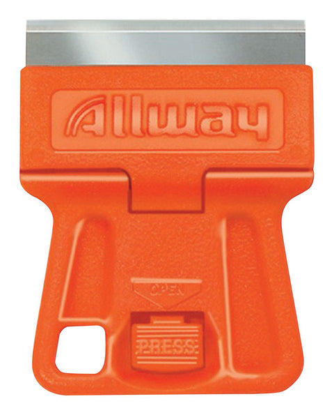 Allway 1-1/2 in. W Carbon Steel Single-Edge Mini Glass Scraper (Pack of 10)