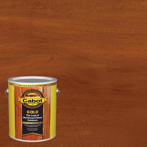Cabot Gold Satin Sunlit Walnut Deck Varnish 1 gal (Pack of 4)