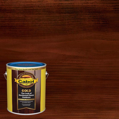 Cabot Gold Low VOC Satin Moonlit Mahogany Deck Varnish 1 gal (Pack of 4)