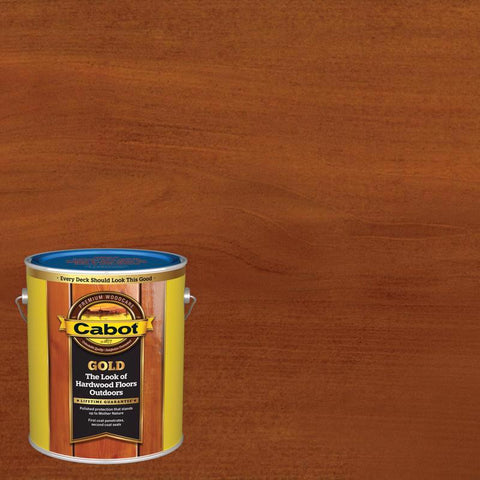 Cabot Gold Low VOC Satin Sunlit Walnut Deck Varnish 1 gal (Pack of 4)