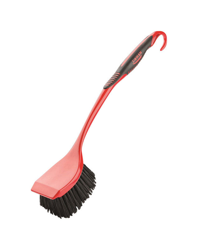 Libman 2.75 in. W Medium Bristle 17.5 in. Plastic/Rubber Handle Brush (Pack of 6)