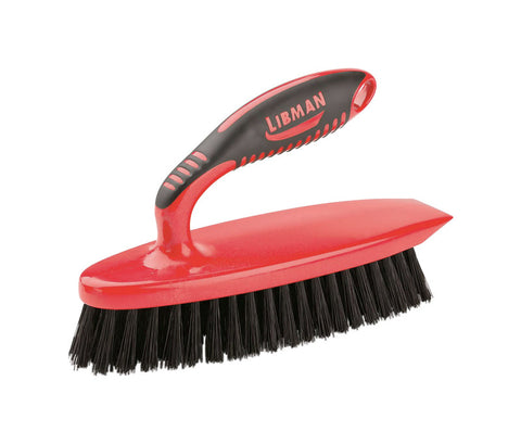 Libman 2.75 in. W Medium Bristle 5 in. Plastic/Rubber Handle Scrub Brush (Pack of 6)