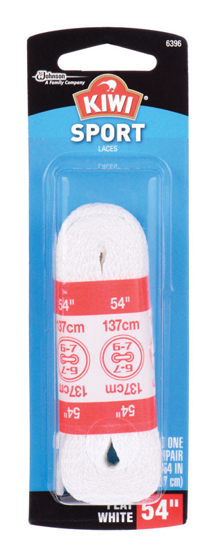 Kiwi Sport 54 in. White Shoe Laces