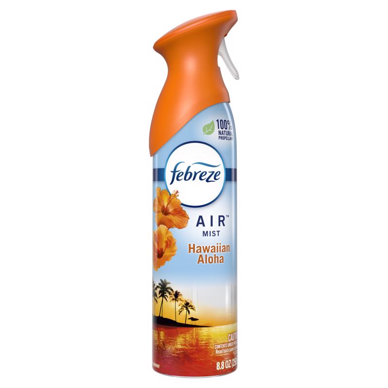 Febreze Air Hawaiian Aloha Scent Air Freshener 8.8 oz Aerosol (Pack of 6)