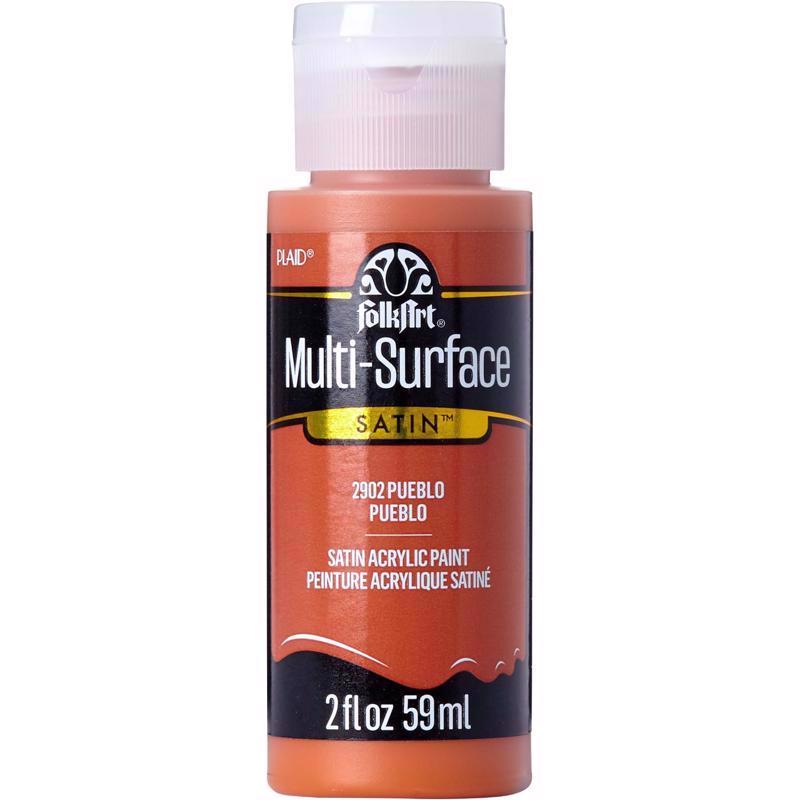 FolkArt Satin Pueblo Hobby Paint 2 oz (Pack of 3)