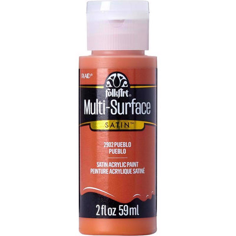 FolkArt Satin Pueblo Hobby Paint 2 oz (Pack of 3)