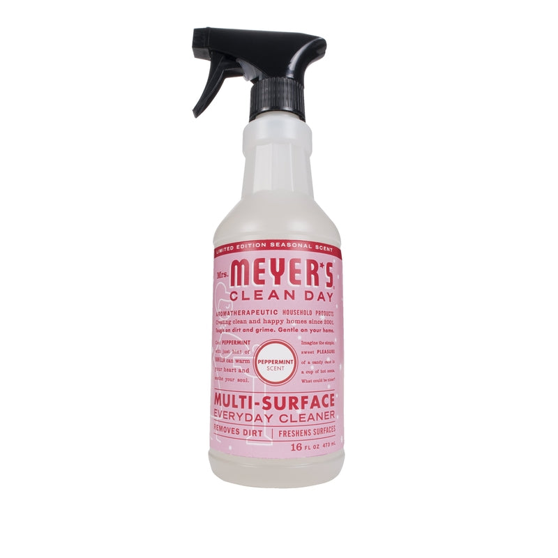 Mrs. Meyer's Clean Day Peppermint Scent Organic Multi-Surface Cleaner Liquid Spray 16 oz (Pack of 6)