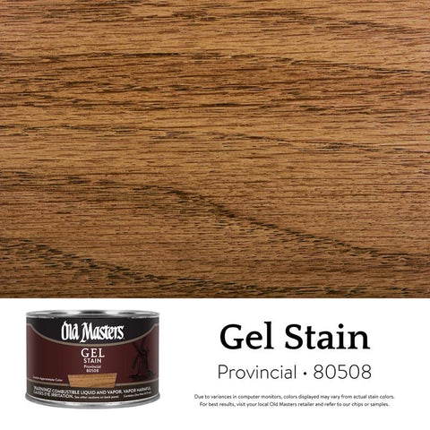 Old Masters Semi-Transparent Provincial Oil-Based Alkyd Gel Stain 1 pt (Pack of 4)