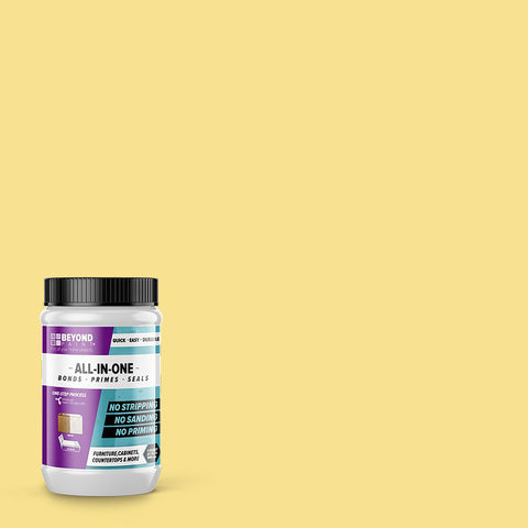 Beyond Paint Matte Buttercream Water-Based Paint Exterior and Interior 1 qt
