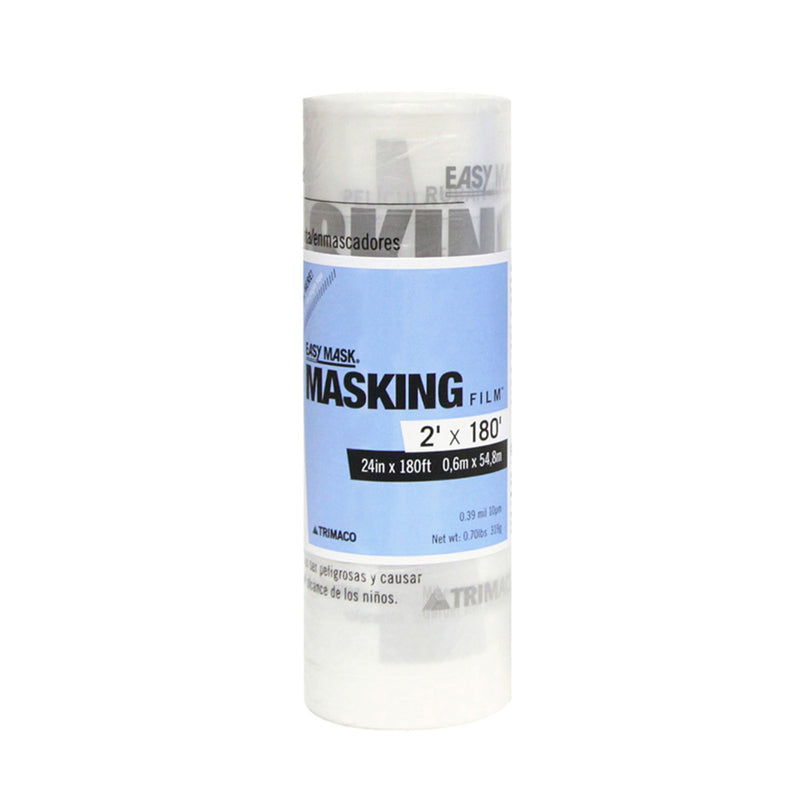 Easy Mask Masking Film 0.4 mil X 24 in. W X 180 ft. L Plastic/Vinyl Clear 1 pk (Pack of 12)